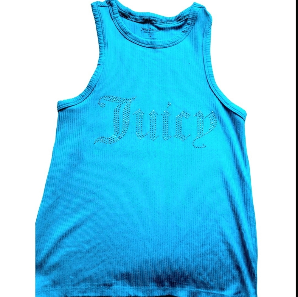 Juicy Couture Turquoise Sleeveless Top